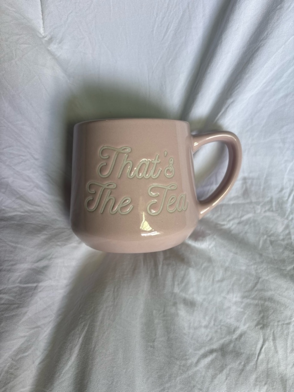 That's The Tea Pink Ceramic Mug